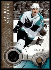 2006-07 SP GAME USED GOLD Patrick Marleau /100 San Jose Sharks #84