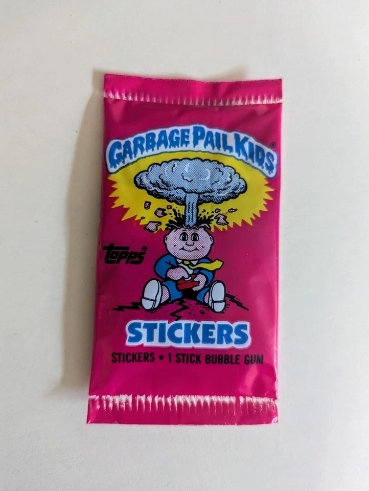 1985 Garbage Pail Kids Original Series 1 UK  Wax Pack With Barcode (One) - Image 1 of 1
