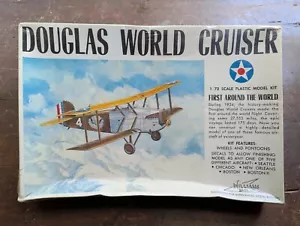 SEALED WILLIAMS BROS DOUGLAS WORLD CRUISER MODEL AIRCRAFT KIT - 1:72, 1976 - Picture 1 of 3
