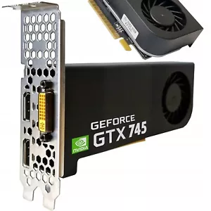 Nvidia Geforce Gtx 745 2GB ddr3 scheda video grafica pci express pcie dp dvi pc - Foto 1 di 4