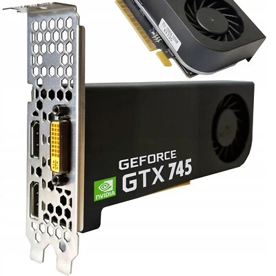 Nvidia Geforce Gtx 745 2GB ddr3 scheda video grafica pci express pcie dp dvi pc - Immagine 1 di 4