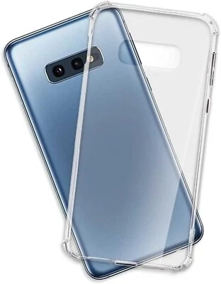 GÉNÉRIQUE Pour Samsung Galaxy S10E Coque Gel Silicone Lisse coint renforcé Transparent
