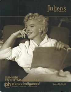 JULIEN’S ENTERTAINMENT MEMORABILIA ANIMATION Marilyn Monroe Sammy Davis Cat 2008 - Picture 1 of 2