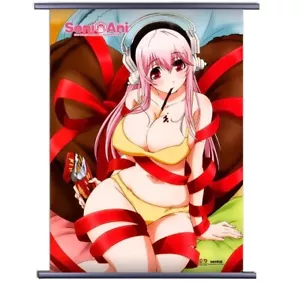 Super Sonico Bänder Wandrolle Poster Stoff Anime Lizenziert NEU - Bild 1 von 1