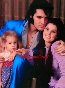"Elvis & Priscilla Presley" "King of Rock & Roll" & Lisa Marie PHOTO! #(27b) - Picture 1 of 2