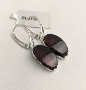 NEU Baltische Kirsche Bernstein Ohrringe in 925 Sterling Silber Gemporia OLGY30 - 4,08g - Bild 1 von 9