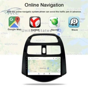 9'' Android 10 1+16GB Stereo Radio GPS Navigation For Chevrolet Spark 2010-2014 - Picture 1 of 12
