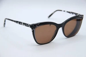 LACOSTE L2884 001 BLACK WHITE TORT AUTHENTIC DESIGNER SUNGLASSES 57-20 - Picture 1 of 4