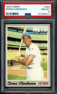1970 Topps #280 Donn Clendenon PSA 8 casi nuevo-como nuevo *Mets de Nueva York* Foto 1 de 2
