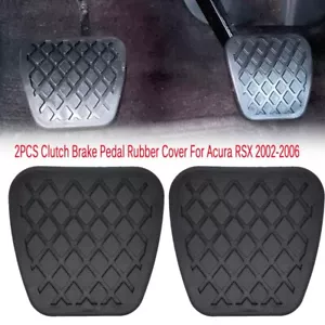 Cubierta de pastillas de repuesto de goma para pedal de embrague de freno 2 piezas para Acura RSX 2002-2006 - Imagen 1 de 10