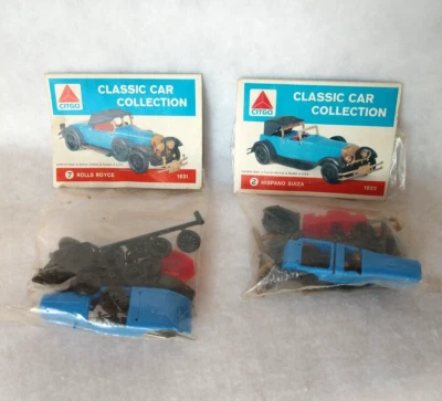VINTAGE Citgo Classic Car Collection 2 Kits Rolls Royce and Hispano Suiza  BN - Image 1 of 4