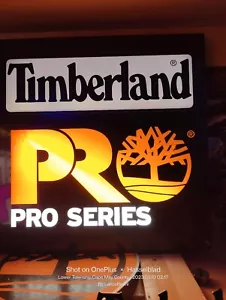 Rare Timberland Store Sign-Lights Up With Switch - Picture 1 of 8