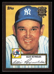 2002 Topps #52R-9 1952 Reprints Allie Reynolds New York Yankees - Picture 1 of 2