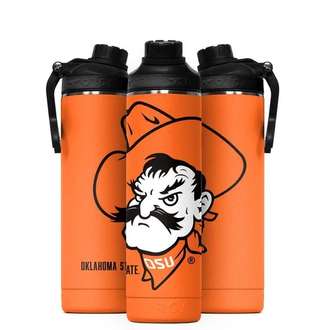 Orca NCAA Mascot - 22 Ounce Hydra Hot Cold Bottle -  Pick NCAA Team Bottle!! Cover