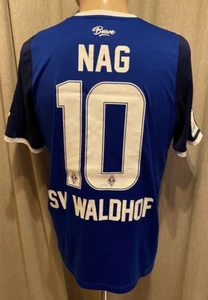 SV Waldhof Mannheim Jako Matchworn Heim Trikot 2017/18 "FALKE" + Nr.10 Nag Gr.M - Picture 1 of 18