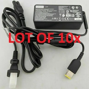 LOT OF 10x Lenovo ThinkPad Helix 3700 3701 3702 45W AC Power Adapter Charger - Foto 1 di 2