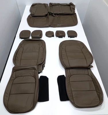 For Ford Bronco Sport Base 2021-2023 Brown Leather Seat Covers T277 - Image 1 of 4
