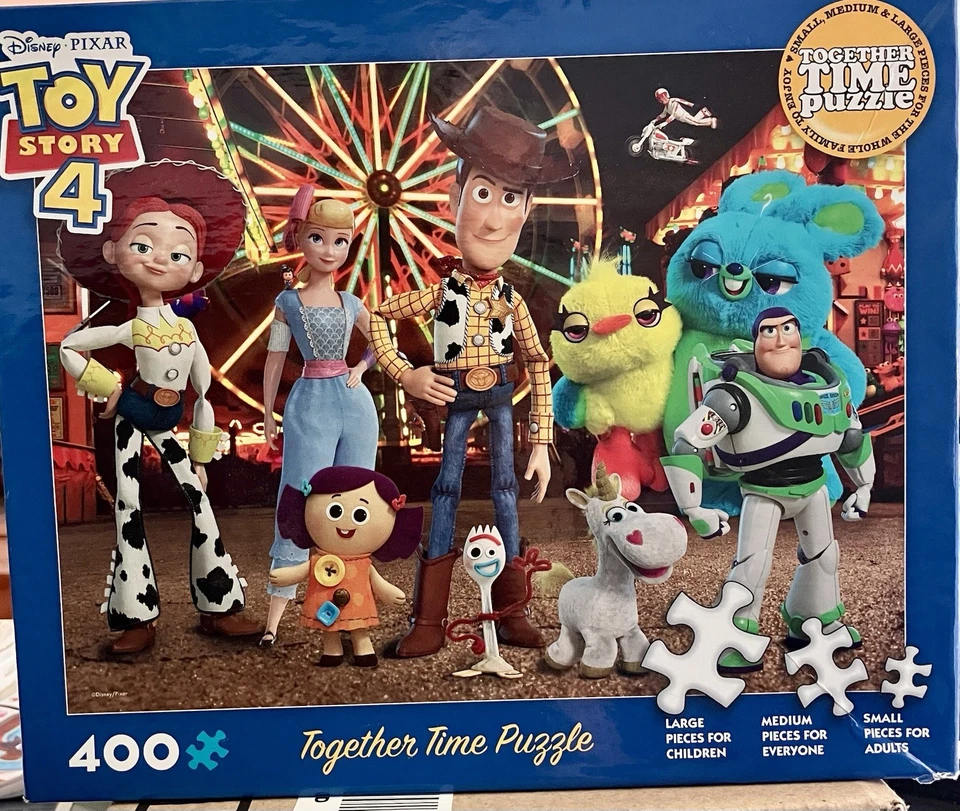 Rompecabezas completo Toy Story 4 400 piezas juntos tiempo rompecabezas niños y padres Foto 1 de 4