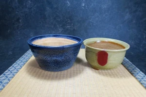 Genuine Japanese Bonsai pot "Isso" x 2 - Picture 1 of 15