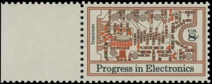 1973, USA PROGRESS IN ELECTRONICS, 8C MULTI, TAN AND LILAC OMITTED, SC. #1501b - Picture 1 of 2