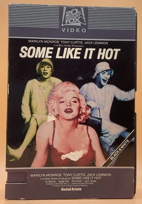 Some Like It Hot VHS 1959, 1982 Fox Big Box w/ Drawer Marilyn Monroe - Image 1 of 4