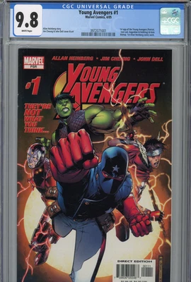 Young Avengers #1 (2005) Marvel CGC 9.8 ¡Blanco Primera aparición! Foto 1 de 3