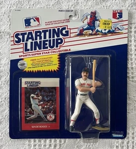 1988 Kenner Starting Lineup Wade Boggs Boston Red Sox Card and Figurine - Picture 1 of 2