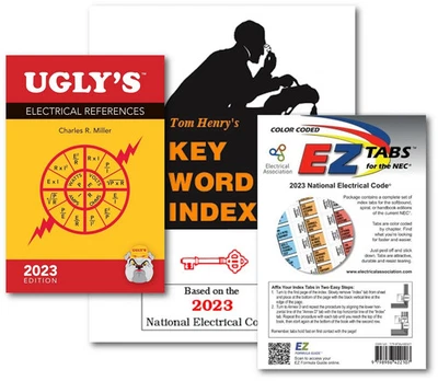 2023 Color Coded EZ Index Tabs, Keyword Index and Ugly's References based on NEC - Image 1 of 3
