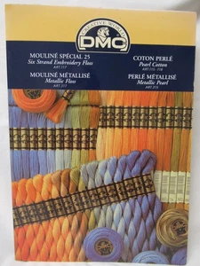 Creative World DMC Floss Book Color Catalog Sampler Six Strand Metallic Pearl - Picture 1 of 11