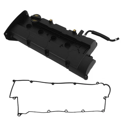 Tampa de válvula preta com gaxeta para Hyundai Elantra Tiburon 2.0L GT GTS GLS - Imagem 1 de 4