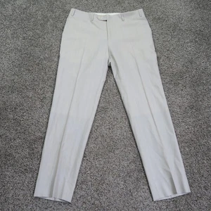 Canali Anzughose Herren 34 EU 50 Grau Wolle Stretch Hose Made Italy 34x30 - Bild 1 von 15