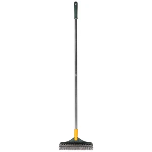 Cepillo de limpieza de pisos ergonómico mango largo lechada para ducha baño fregadora - Imagen 1 de 12