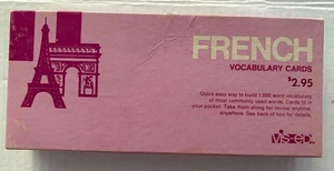 VTG Visual Education Vis-Ed French-English  Vocabulary Flash Cards 1,000 Words! - Picture 1 of 9