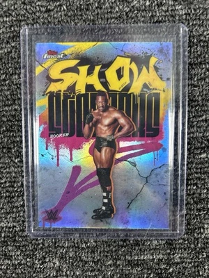 2025 Topps Finest WWE Booker T Show Stoppers Refractor Insert - Image 1 of 2
