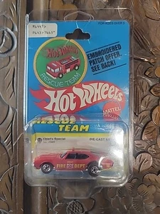 Vintage 1977 Hot Wheels Rescue Team #7665 (22) Chief's Special Patch Offer Card - Picture 1 of 12