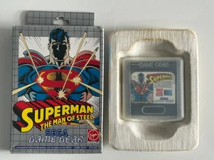 Super Man The Man Of Steel Game Gear Game GG - Imagen 1 de 7