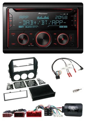 Pioneer 2DIN DAB Lenkrad Bluetooth USB CD Autoradio für Mazda MX 5 NC 2009-2015 - Bild 1 von 4