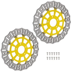 Pair Front Brake Rotor 299mm for Harley Davidson Breakout Fat Bob 2013-2021 - Bild 1 von 15