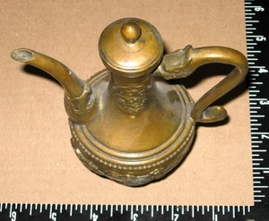 JAPANISCHE ANTIKE/VINTAGE SANDGUSS BRONZE? - TEEKANNE MIT DRACHEN - Bild 1 von 3