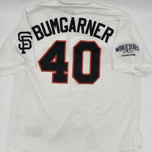 Maglia XL San Francisco Giants MADISON BUMGARNER 2014 World Series Autunno Classica - Foto 1 di 8