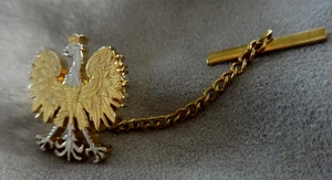 AQUILA AQUILA AUSTRIACA POLACCA TEDESCA CRAVATTA TAC SPILLA DA BAVERO TONO ORO/ARGENTO NON MARCATA - Foto 1 di 9