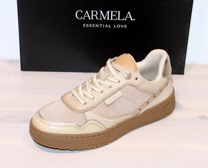 % RESTPAARE SONDERVERKAUF % CARMELA Leder Sneaker Schnürer Halbschuh Neu! Gr. 37 - Bild 1 von 10