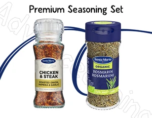 Molinillo de especias de pollo y filete Santa María 75 g + romero 19 g juego de condimentos premium - Imagen 1 de 3