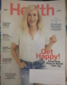 Health Real Wellness Magazine March 2020 Cover Chelsea Handler, Get Happy New - Foto 1 di 1