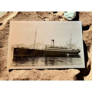 Vintage SS Columbia Tongass Narrow Alaska RPPC Postcard - Picture 1 of 5