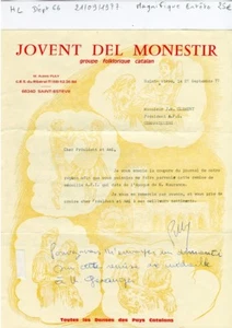 Dépt 66- Saint Estève- Magnifique Jovent Del Monestir Groupe Folklorique Catalan - Bild 1 von 1