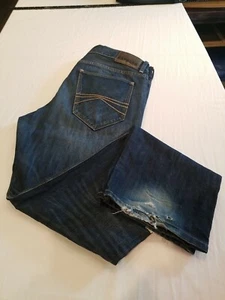 Express Mens Rocco Slim Fit Straight Leg jeans Size 33×32 Western Festival - Picture 1 of 9
