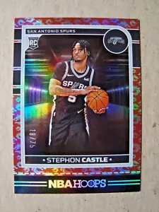 2024-25 Panini Hoops #234 Stephon Castle Dragon Year Rookie #'d 18/75 - Picture 1 of 2