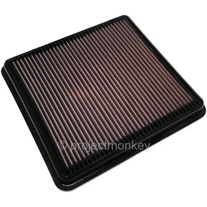 K&N 33-2387 Drop-In Air Filter Fits: Land Cruiser 200 Prado LX570 Sequoia Tundra - Foto 1 di 2