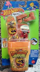 New RARE Hot Wheels Skate Rattleberry Sour 2 Complete Decks Fingerboards SK8 - Picture 1 of 5